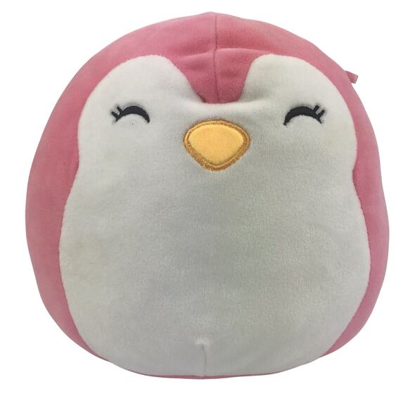 Squishmallows Kellytoy Piper the Pink Penguin Plush 7.5" Stuffed Animal Toy 2017 - Picture 1 of 16